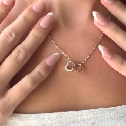 Eternal Rose Box with Engraved Necklace